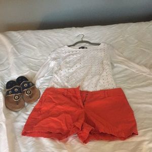 Orange Loft Shorts